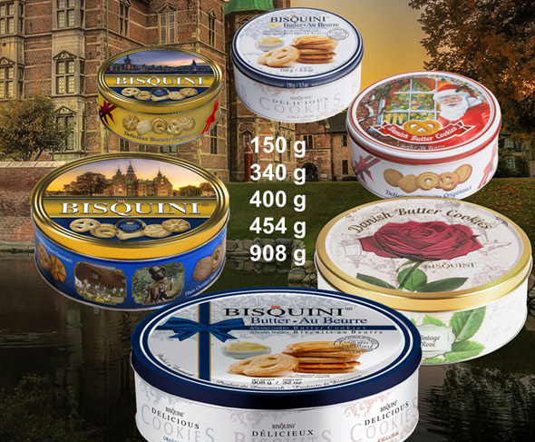 丹麦铁罐装黄油曲奇